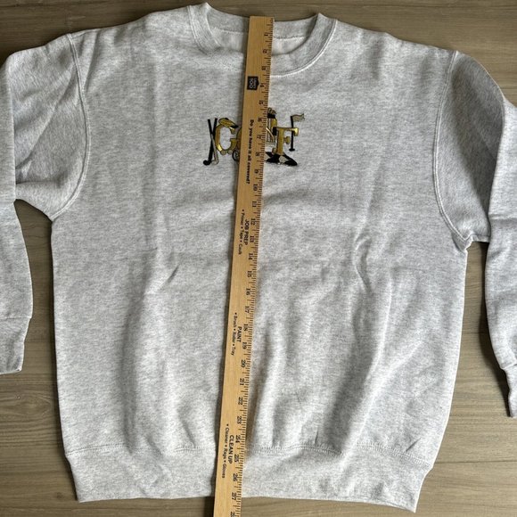 Vintage Mens Golf Crewneck Knit Sweater Fruit Of The Loom Size L Made USA - Picture 7 of 10